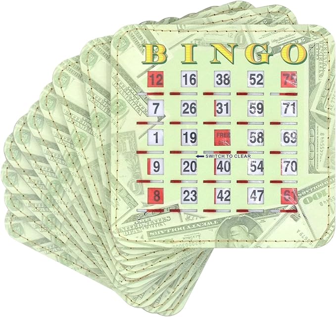 Tapp Collections Bingo Shutter Cards 10-pk - Dollar Bills