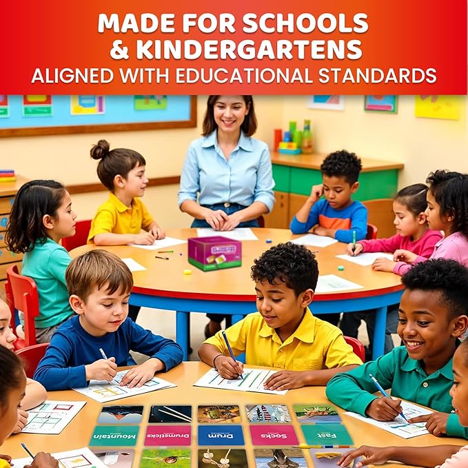 QUOKKA 208 Vocabulary Flash Cards Set - Go Together and Opposites Matching Card Game with Realistic Images for Pre-K and Kindergarten - Perfect for Teachers, Parents, and Speech Development Activities