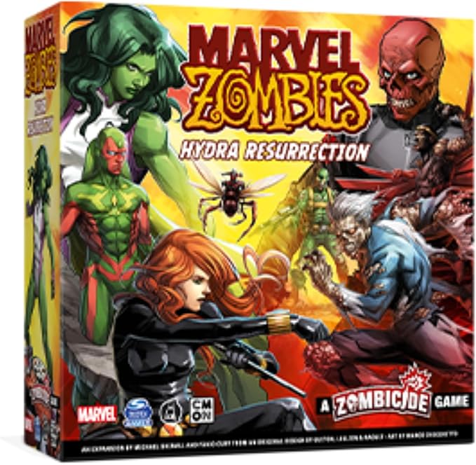 Marvel Zombies: A Zombicide Game - Hydra Resurrection - Battle Red Skull's Zombie Hydra Soldiers! Cooperative Strategy Game, Ages 14+, 1-6 Players, 90 Minute Playtime, Made by CMON