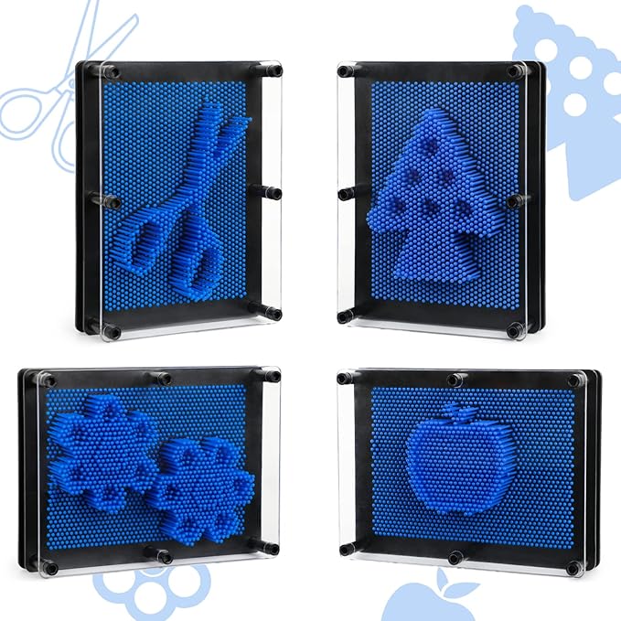 ENJSD 3D Pin Art Sensory Toys for Kids 5-7, Pin Art Board Impression Sensory Toys for Kids with Autism, Autism Gifts for Autistic Children Age 3, 4, 5, 6, 7, 8, 9, 10+ Years Old Boys Girls