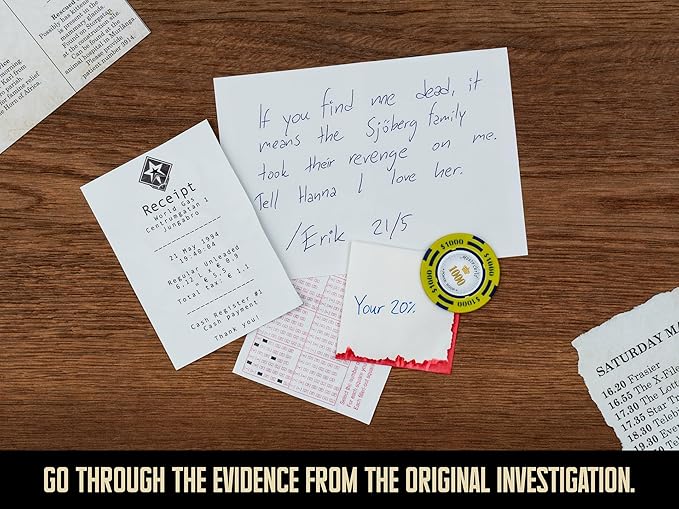 Cold Case Cames – The Man on The Field – an Authentic Murder Mystery Game