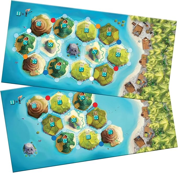 CATAN Junior Board Game - Swashbuckling Adventure for Young Pirates! Strategy Game, Fun Family Game for Kids and Adults, Ages 6+, 2-4 Players, 30 Minute Playtime, Made by CATAN Studio
