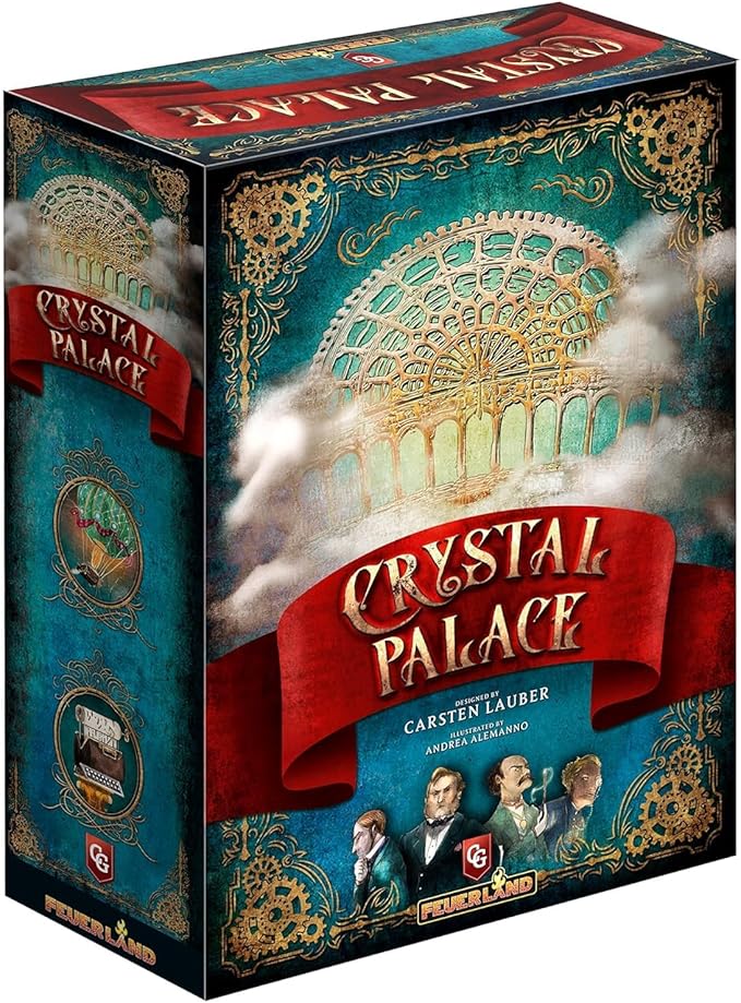 Crystal Palace - Dice Placement Strategy Board Game, Create Wild Inventions at The 1851 World's Fair in London, 2-5 Players, 90-150 Minute Playtime, Ages 15+