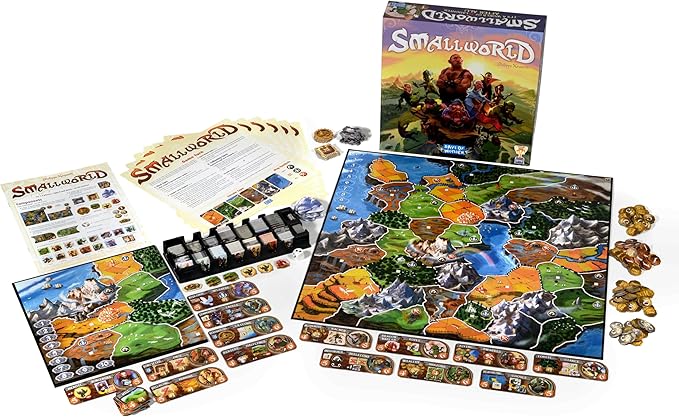 Small World Board Game - Fantasy Area Control & Strategy Game with Magical Creatures, Special Powers! Family Game for Kids & Adults, Ages 8+, 2-5 Players, 40-80 Min Playtime, Made by Days of Wonder