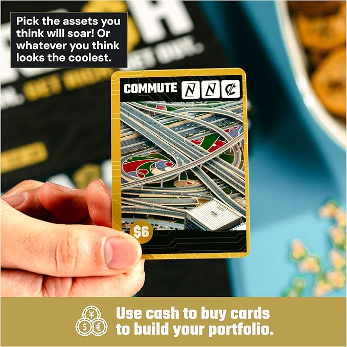 Spin Master Games, SolidRoots Crash, The Crypto Currency Family Strategy Game from The Makers of Mind The Gap, Family Games for Game Night, Ages 14+