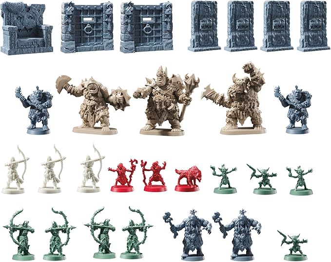 Avalon Hill Heroquest Against The Ogre Horde Quest Pack | Roleplaying Game | Ages 14+ | 2 to 5 Players | Requires HeroQuest Game System to Play, Multicolor, Pack 1