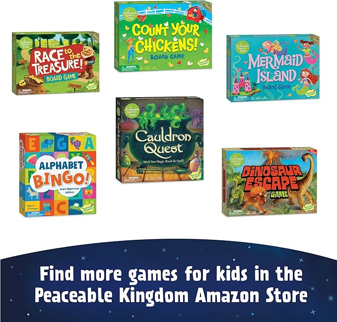 Peaceable Kingdom Space Escape – Cooperative Strategy Space Adventure Game by The Inventor of Pandemic – Use Teamwork to Win! – Great for Families with Kids Ages 7 & up