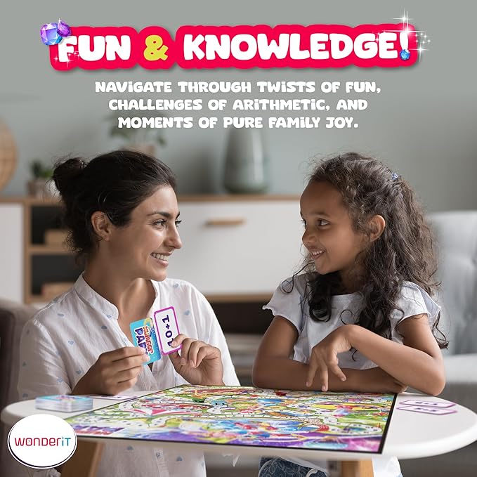 Number Park - Addition & Subtraction Math Games for Kids Ages 5-8 - Fun Educational Learning Game - Math Board Games for Kids - Learning Games for Kindergarten & Up - Math Game Learning Games Gift