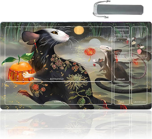 MTG Playmat Table Mats Size 60X35 cm Mousepad Compatible for MTG RPG CCG Trading Card Game Play mats Original Play Mat Art Designs & Accessories (10)