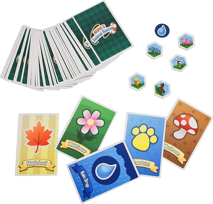 Jumping High Fives Noah’s Animal Rescue - Cooperative Noah’s Ark Animal Bible Story Board Game for Kids Ages 4+, No Reading Required and Easy to Learn, Perfect for Family Game Night