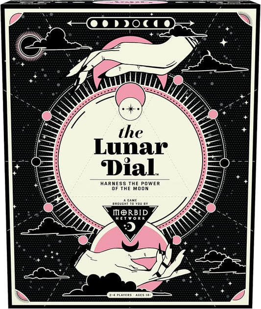 Morbid The Lunar Dial Game - Alter The Phases of The Moon Strategy Game Based on True Crime Podcast Morbid, 2-4 Players, Age 14 and Up