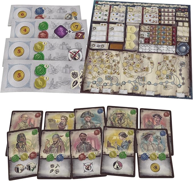 Darwin's Journey Board Game - Evolutionary Strategy Game of Exploration and Discovery, Adventure Game for Kids and Adults, Ages 14+, 1-4 Players, 30-120 Min Playtime, Made by Thundergryph Games