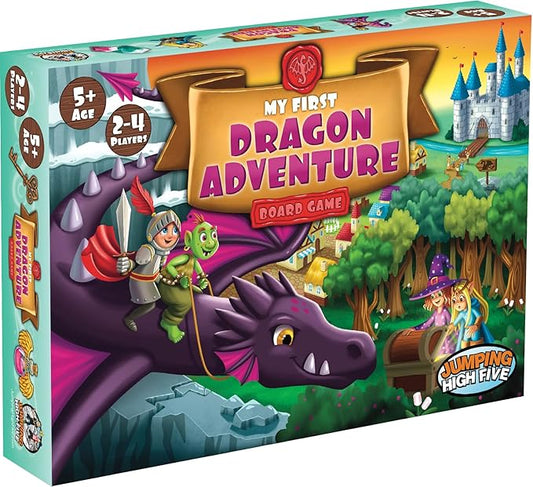 My First Dragon Adventure Board Game - Kids Save The Kingdom, Beginner Fantasy Adventure Game for Children 5+, Exciting Hands-On Dragon Fun for Family Game Night