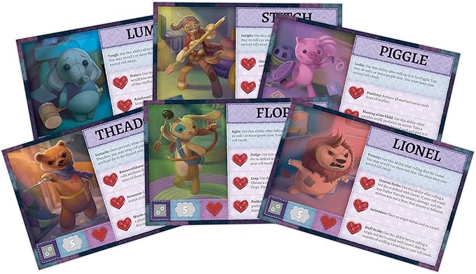 Stuffed Fables Board Game | Storybook Adventure,Strategy Game | Fun Family Game for Adults and Kids | Ages 7+ | 2-4 Players | Average Playtime 60-90 Minutes | Made by Plaid Hat Games