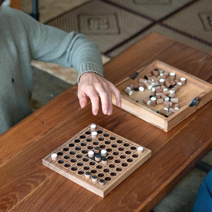 BSIRI Classic Board Game Othello Strategy Games of Family Games for Adults and Children which Playing in 2 Player Board Games to Challenges The Mastermind Game Pieces