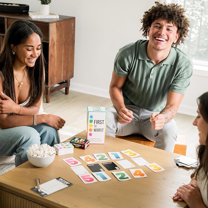Party Game + After Dark Expansion Set - The Card Game About How Your Friends & Family Rank Things - Adult Card Game for College Students, Groups & Fun Parties with Polarizing Priorities