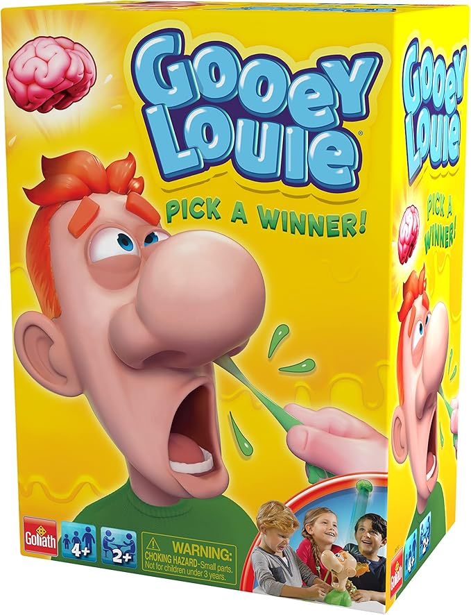 Goliath Gooey Louie - Pull The Gooey Boogers Out Until His Head Pops Open Game, Green