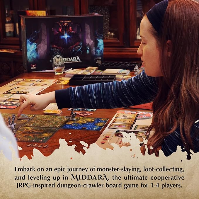 Unintentional Malum: Act 1 (v.1.2) - Fully Cooperative Fantasy Board Game for Friends & Family - Includes 400 Unique Illustrations, 60+ Encounters & More - Dungeon Crawler Game (1-4 Players)