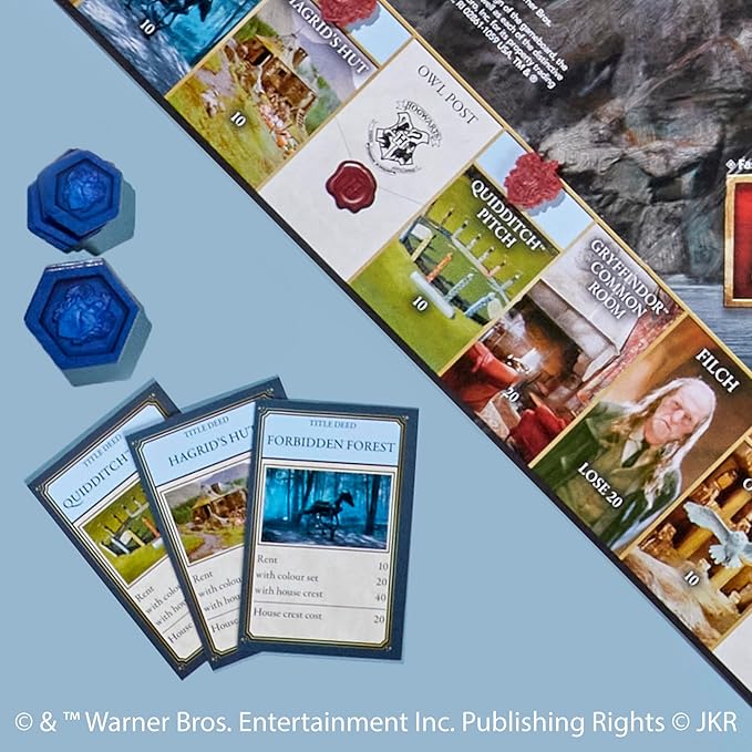 Monopoly Harry Potter Edition Board Game | A Magical Adventure at Hogwarts | Ages 8 and Up | 2 to 6 Players | Family Games | Gifts for Kids and Adults