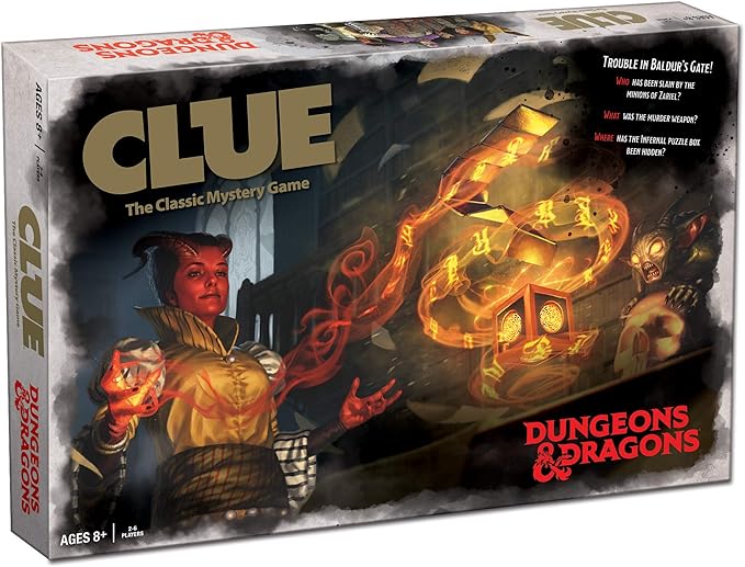 Clue Dungeons & Dragons | Collectible Clue Game for D&D Fans | Officially Licensed Dungeons & Dragons Board Game