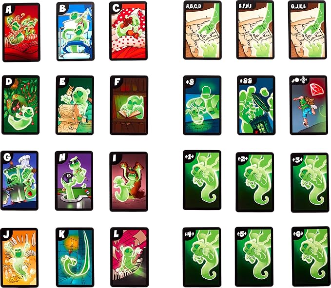 Mattel Games Ghost Fightin’ Treasure Hunters Anniversary Edition Board Game, Cooperative Family Game with Two Ways to Play Including a One vs All Mode for 2-5 Players