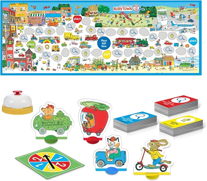 Briarpatch, Richard Scarry's Busytown Seek and Find Game, Based on Early Reader Books for Preschool, Kindergarten and 1st Grade