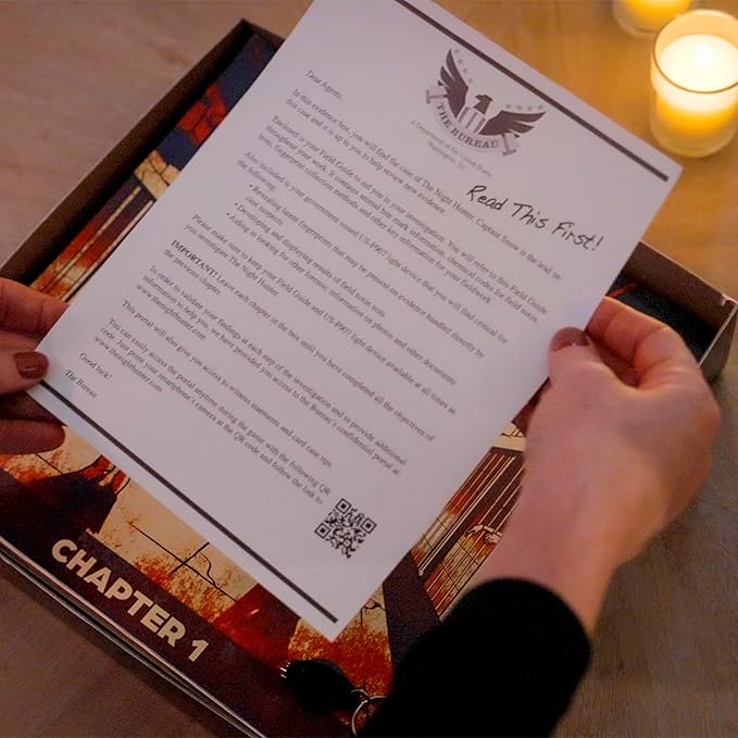 Murder Mystery Party | The Night Hunter, Can You Catch The Killer Before It's Too Late? Murder Mystery Party Game, for Ages 14+