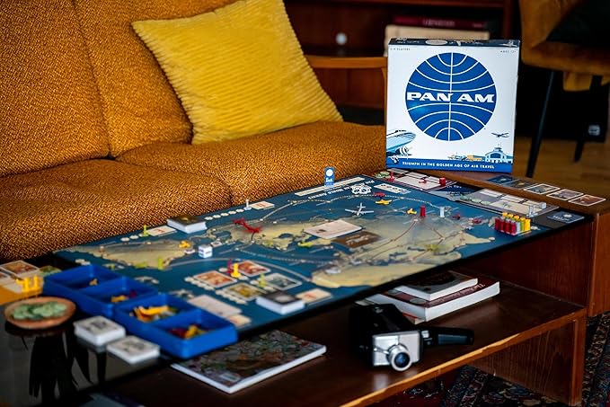 Funko Games Pan Am Board Game, Strategy Board Game, 2-4 Players 6 and Up
