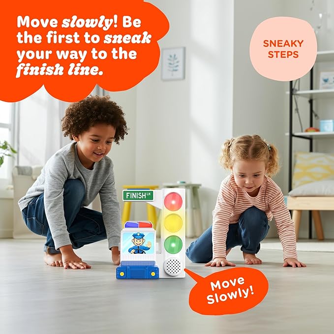Move2Play, Red Light Green Light Game with Motion Sensing | Family, Easter, & Birthday Party Games | Gift for Kids, Preschool, & Toddlers Ages 2, 3, 4, 5, 6, 7+ Year Olds | Travel, Indoor, Outdoor