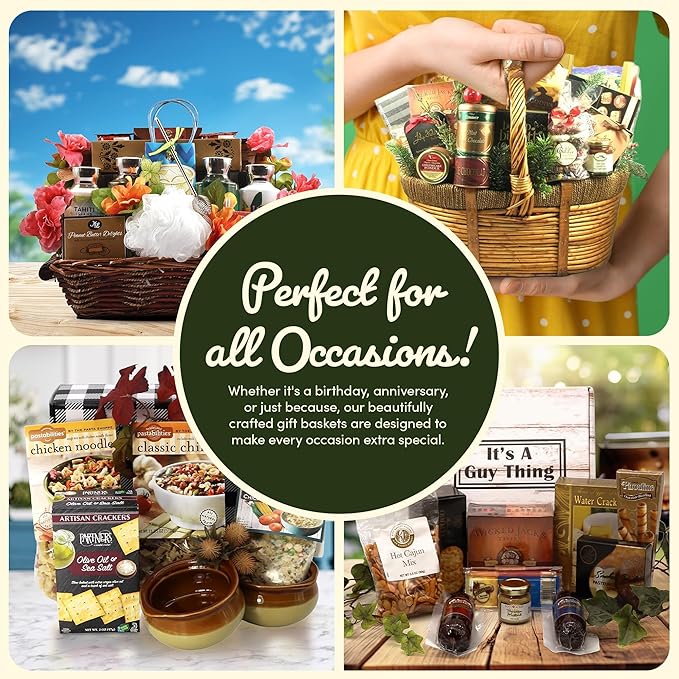 Gift Basket Village Gourmet Charcuterie Meats and Cheeses Gift Box for Retirement (XL), Signature Meat & Cheddar Cheese with Summer Sausage, Salami, Cheese Spreads, Ideal for Corporate & Company Event