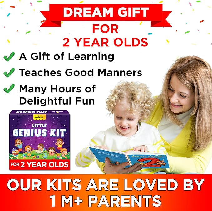 Toys for 2 Year Old Boys/Girls | Gift for 2 Year Old Kids | Board Books and Fun Activities |Learning and Educational Toys & Games (1 Box Set)