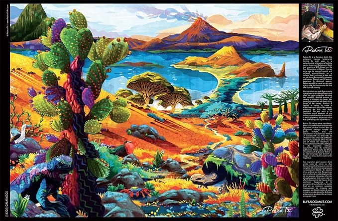 Buffalo Games - Redina Tili - Galapagos - 1000 Piece Jigsaw Puzzle for Adults - Challenging Puzzle Perfect for Game Nights - Finished Size is 26.75 x 19.75