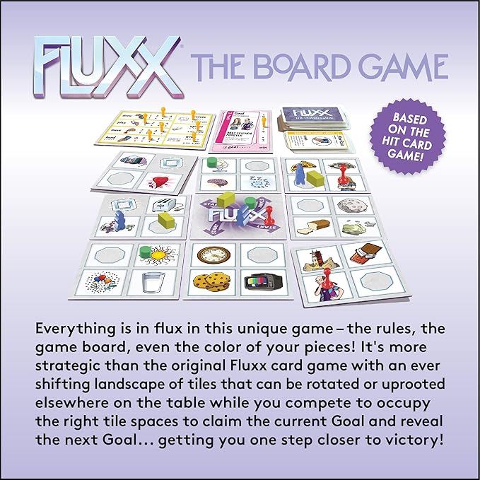 The Fluxx Board Game - Dynamic Gameplay for 2-4 Players