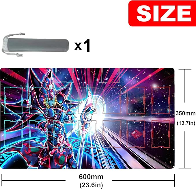 ygo playmat Gaming Competition Pad Mat Card Binder Deck 23.6x13.7in