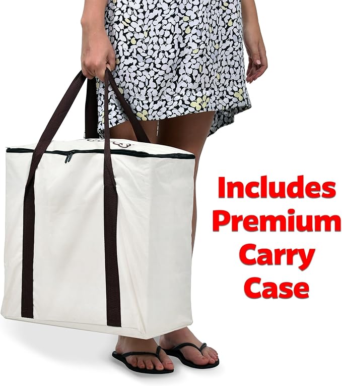 GoSports Giant Wooden Stacking Game - Stacks Up to 5 ft - Choose Brown Wood Stain, Gray, Natural, Stars & Stripes, or Tropical Hardwood - Toppling Tower