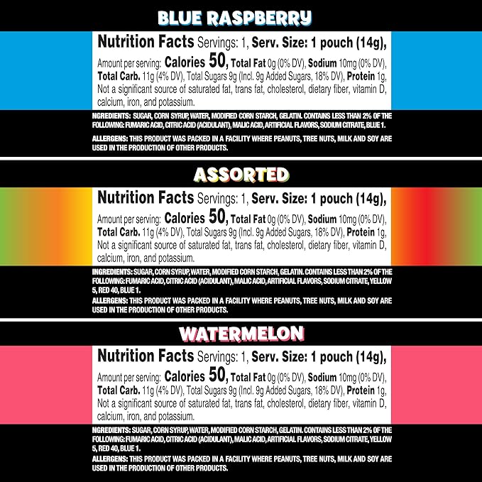 SOUR JACKS Snack Box, Sour Wedges, Variety Snack Pack, 0.5oz bags (75ct)