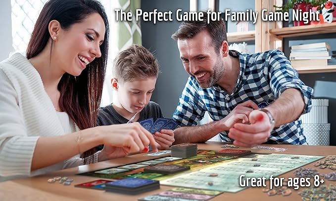 Raccoon Tycoon - Gateway Strategy Board Game for Adults and Family | Fast, Fun, Economic and Set-Collecting Competitive Game | 2-5 Players | Ages 8 and Up | 60-90 Minutes | by Forbidden Games