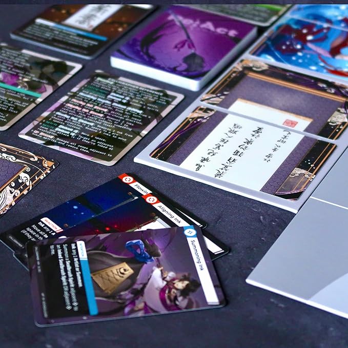 Re;ACT - The Arts of War - 1 vs 1 Anime Board Game, 15-30 Mins Playtime, Original Anime Manga IP Made in USA, Asymmetric Fighting Dueling Competitive Card Game, Play as Artists with Superpowers