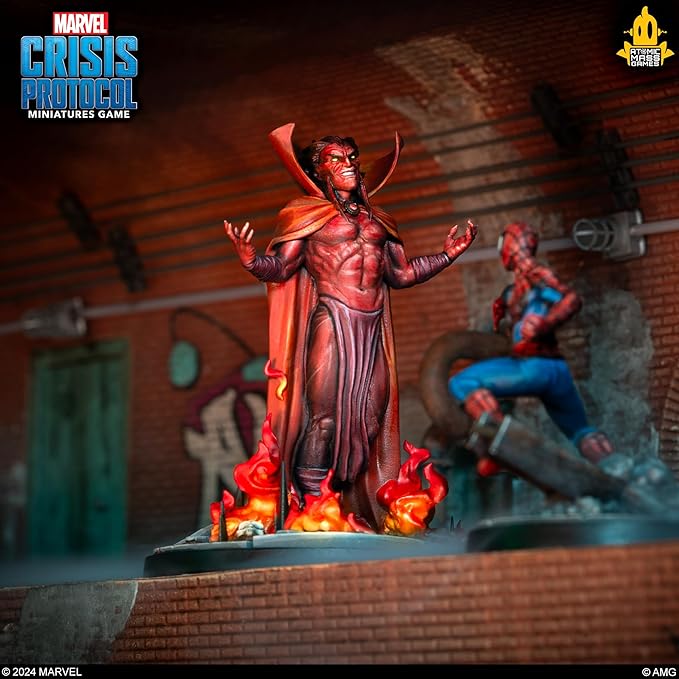 Marvel: Crisis Protocol Mephisto Character Pack - Manipulator of The Battlefield! Tabletop Superhero Game, Ages 14+, 2 Players, 90 Minute Playtime, Made
