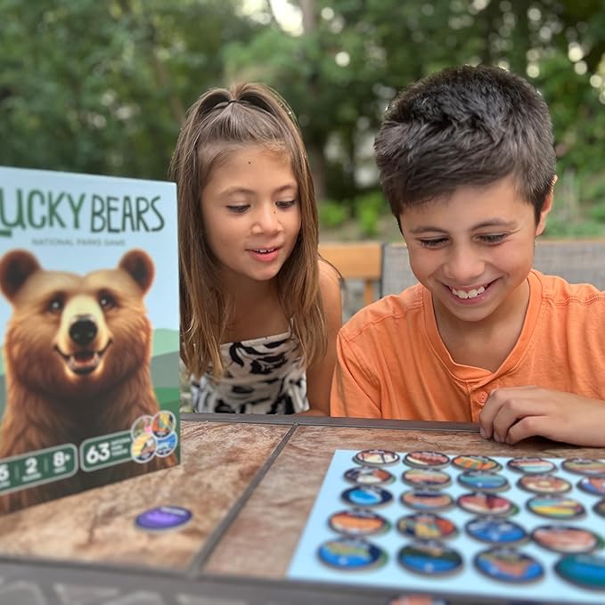 National Parks Board Game | Collectible Token Game Set | Fun and Fast-Paced Kids Board Game | 15-Minute Playtime | Easy to Learn | Ages 8+