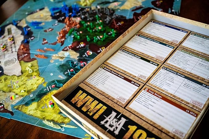 Renegade Game Studios: Axis & Allies: WWI 1914 - A Strategic War Board Game for 2-8 Players, Ages 14 and up, Intense Strategy Gameplay, 4 to 6 Hour Play Time