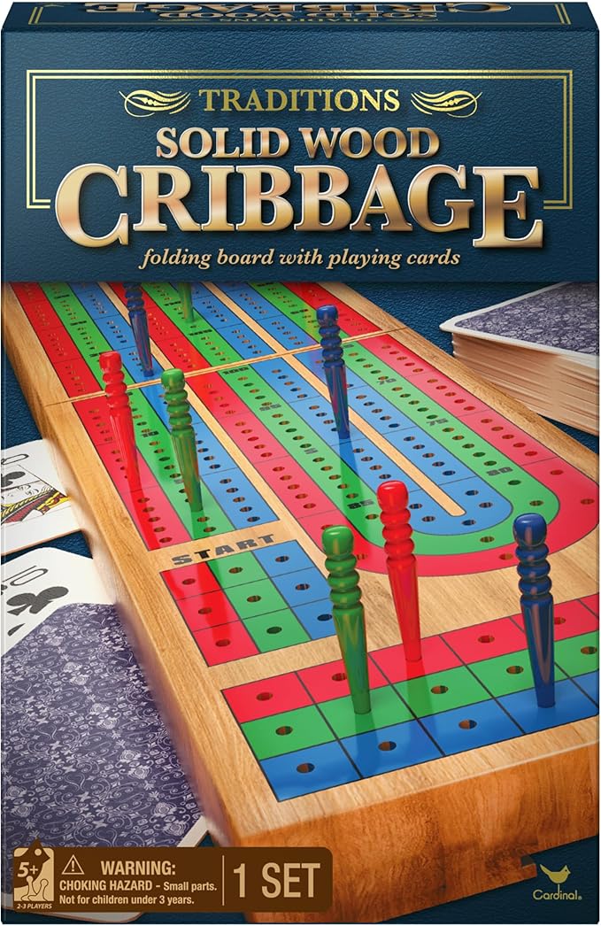 Spin Master Games, 6-Pack Family Bundle of Classic Board Games - Mancala, Pachisi, Chinese Checkers, Cribbage, Dominoes, & Chess, Checkers, Backgammon, for 2-4 Players for Ages 6 & Up