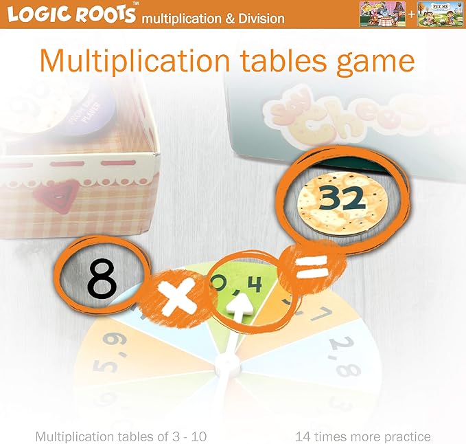 Two Multiplication and Division Games - Pet Me and Say Cheese Café | 2nd Grade Learning Games for Kids