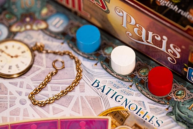 Ticket to Ride Paris Board Game - Train Route-Building Strategy Game with Detailed Parisian Buses, Fun Family Game for Kids & Adults, Ages 8+ , 2-4 Players, 10-15 Min Playtime, Made by Days of Wonder