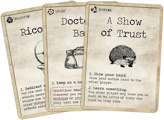 Mantis Falls Board Game | Hidden Traitor Strategy Card Game for 2-3 Players | Sometimes Cooperative Adventure Game for Adults and Teens | Ages 14+ | Playtime 60-90 Minutes | by Distant Rabbit Games