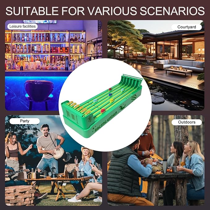 Derby Horse Racing Game Electric, Derby Dash Horse Race Game Electronic, 6-Horse Racing Table Games, Family and Adult Race Board Game Great for Parties