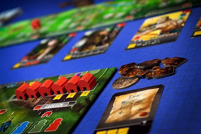 Paladins of The West Kingdom Strategy Board Game, 1-4 Players, Ages 12 and Up, 90-120 Min Play Time, Most Victory Points Win, Build Outposts, Fortifications, Commission Monks, & Confront Outsiders