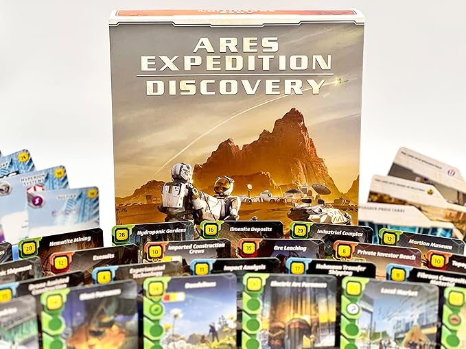 Terraforming Mars Ares Expedition: Discovery by Stronghold Games, Strategy Board Game - for 2 to 4 Players, Ages 14+