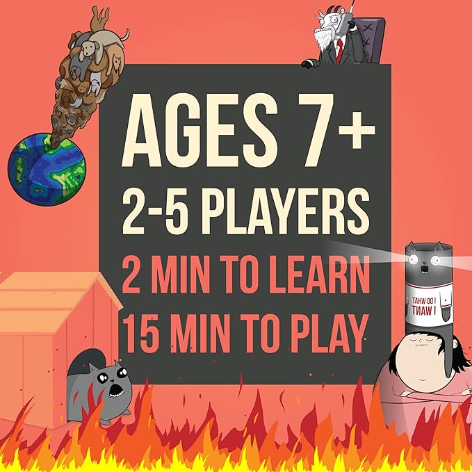 Barking Kittens Expansion Pack by Exploding Kittens, Original Game Required - 2-5 Players - Ages 7+ - 15 Minutes to Play - Party Game, Ideal for Family Night, Kids and Adults