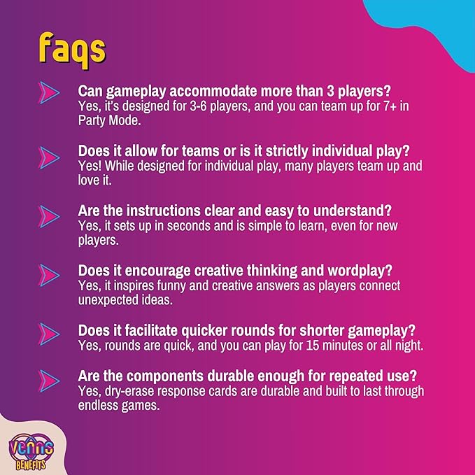 VENNS WITH BENEFITS – Fun Board Game About Venn Diagrams for 3+ Players, Teens & Adults, Perfect for Friends & Family Game Nights